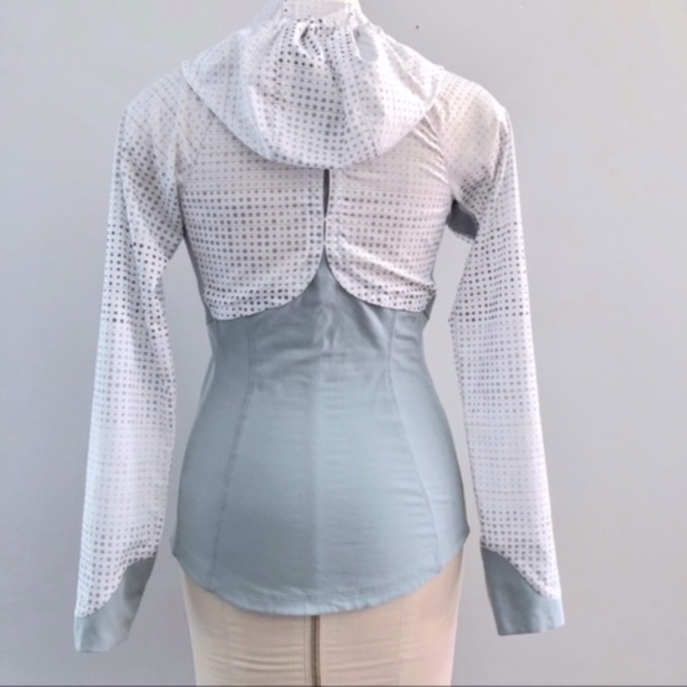 Athleta Gray Accelerate Reflective Jacket - image 3